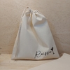 Saco Cordão Brinde Especial - Estampa Padrão Personalizada - Algodão Cru - Cordão Embutido - Lembrancinha de Aniversário