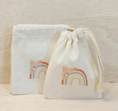 Saquinho Meninas Gêmeas - Sorvete - Aniversário - Cordão Embutido 10x13cm - Lembrancinha - comprar online