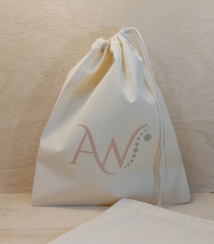Saco Cordão Moda Infantil - Sua Marca - Estampa Padrão Personalizada - Algodão Cru - Cordão Embutido - Embalagem Ecológica - Sustentável na internet