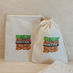 Saco Cordão Arraiá - Mascotinho - Gêmeos - Estampa Padrão Personalizada - Algodão Cru - Cordão Embutido - Lembrancinha na internet