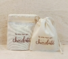 Saquinho Te Amo Mais que Chocolate - Cordão Embutido 10x13cm - Embalagem Ecológica