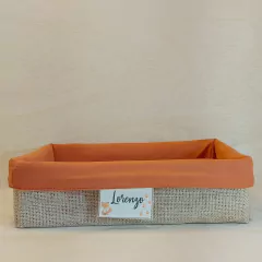 Cesta Safari Fofucho - Juta e Tecido - Tag Personalizada - Lembrancinha de Aniversário - loja online