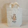 Sacolinha Minibag Onça Artbook - Estampa Grande - Algodão Cru