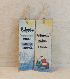 Marcador de Página Juta e Tecido