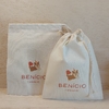 Saco Cordão Cachorrinho - Corgi - Estampa Padrão Personalizada - Algodão Cru - Cordão Embutido - Lembrancinha de Aniversário