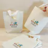 Sacolinha Minibag Carros e Bichos - Personalizada - Estampa Padrão - Algodão Cru - Lembrancinha de Aniversário