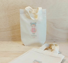 Imagem do Sacolinha Minibag Lol - Abelhinha - Queen Bee - Personalizada - Estampa Padrão - Algodão Cru - Lembrancinha de Aniversário