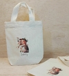 Sacolinha Minibag Anne with an E - Green Gables - Personalizada - Estampa Grande - Algodão Cru - Lembrancinha de Aniversário