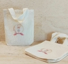 Sacolinha Minibag Metoo Doll - Círculo de Ramos - Personalizada - Estampa Padrão - Algodão Cru - Lembrancinha de Aniversário