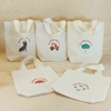Sacolinha Minibag Mundo da Criança - Personalizada - Estampa Padrão - Algodão Cru - Lembrancinha de Aniversário