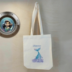 Ecobag Jardim Encantado - Estampa Grande com Fundo Largo e Alça de Ombro - Lembrancinha de Aniversário na internet