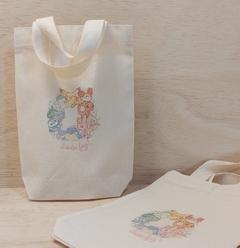 Sacolinha Minibag Bolofofos - Personalizada - Estampa Grande - Algodão Cru - Lembrancinha de Aniversário - comprar online