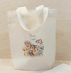 Sacolinha Minibag Patrulha Canina - Aquarelado - Personalizada - Estampa Grande - Algodão Cru - Lembrancinha de Aniversário