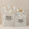 Sacolinha Minibag Você é um Universo de Coisas Boas - Personalizada - Estampa Padrão - Algodão Cru - Lembrancinha