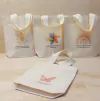 Sacolinha Minibag Céu e Natureza - Frases - Personalizada - Estampa Grande - Algodão Cru - Lembrancinha de Aniversário