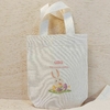 Sacolinha Minibag Caça aos Ovos - Páscoa - Sua Arte - Sua Logo - Personalizada - Estampa Padrão - Algodão Cru - Lembrancinha