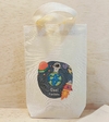 Sacolinha Minibag Astronauta no Espaço - Personalizada - Estampa Grande - Algodão Cru - Lembrancinha de Aniversário