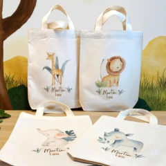 Sacola de Mão Arca de Noé - Lembrancinha Personalizada de Aniversário Infantil - loja online