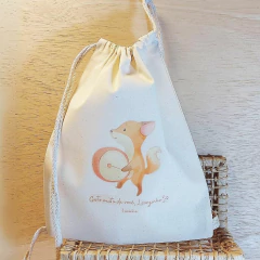 Saco Mochila Galinha Saxofone - Lembrancinha de Aniversário Orquestra dos Bichos - Personalizada - Craft.Mimo