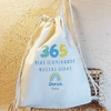 Saco Mochila 365 dias - Lembrancinha de Aniversário - Algodão Cru - Personalizada - comprar online