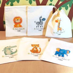 Imagem do Saco Cordão Pintinho - Lembrancinha Personalizada de Aniversário Infantil