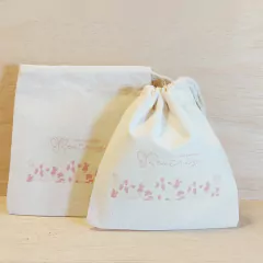 Saquinho Cordão Borboletas e Fadas - Jardim Encantado - Estampa Grande - Lembrancinha de Aniversário - Jardim Encantado