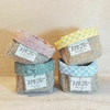 Cachepô Centro de Mesa Candy Colors - Lembrancinha - Juta e Tecido - Tag Personalizada