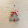 Pingente Natalino Sino de Juta Noel