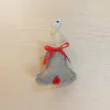 Pingente Natalino Sino de Juta Noel