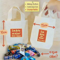 Sacolinha Minibag Casamento Guirlanda Elegante - Lembrancinha Personalizada na internet