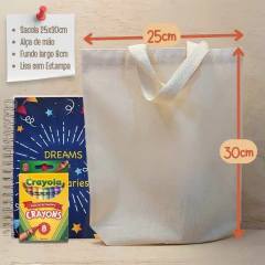 Sacola Ecobag 100% Algodão Cru Natural - Lembrancinha e Brinde na internet