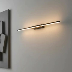 Imagen de Aplique Baño / Cuadro Lineal 12w Aluminio 70cm C/movimiento