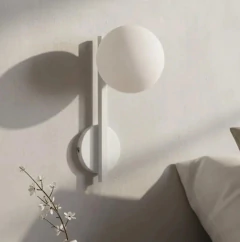 Aplique 1l Globo Cabecera Cama Con Interruptor X2 Unidades - comprar online