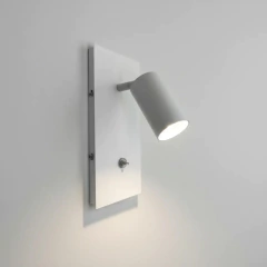 Imagen de Aplique Moderno X2 Spot Aluminio Dicro Negro Blanco Con Interruptor