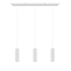 Colgante Moderno 3l Cilíndricos Aluminio Dicroled Base 80cm - comprar online