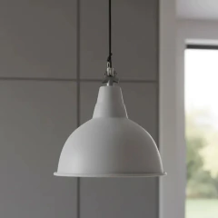 Campana Galponera Industrial Negra/Gris - Onda Luz Iluminación