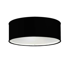 Imagen de Combo Habitación Plafón Negro/Blanco + 2 Apliques Negro/Blanco Madera Cono