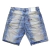 Bermuda Jean Hombre Con Roturas Desgastada Lethians - comprar online