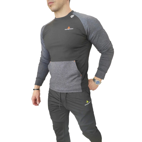 Buzo Canguro Hombre Auricular Ear Urban Luxury Lycra Frizado