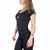 Remera Manga Corta Deportiva Mujer Logo Adidas Gimnasio Algodón