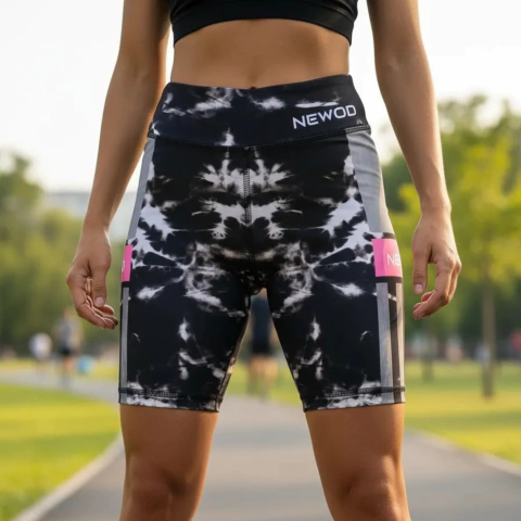 Biker Deportiva Mujer Sublimada W153 Newod Lycra
