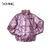 Campera Inflada Puffer Metalizada Mujer Cierre Met Abrigada - comprar online