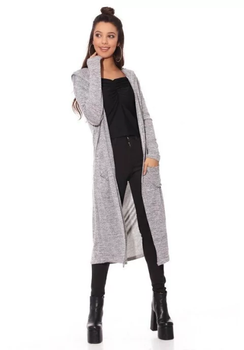 Saco Spolverino Largo Mujer Lanilla