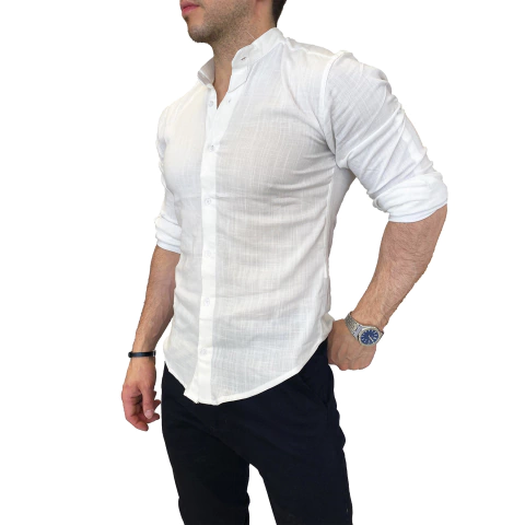 Camisa Manga Larga Hombre Lino Murano Urbana