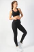 Calza Larga Deportiva Mujer Cintura Alta BLack Lycra Bloodline