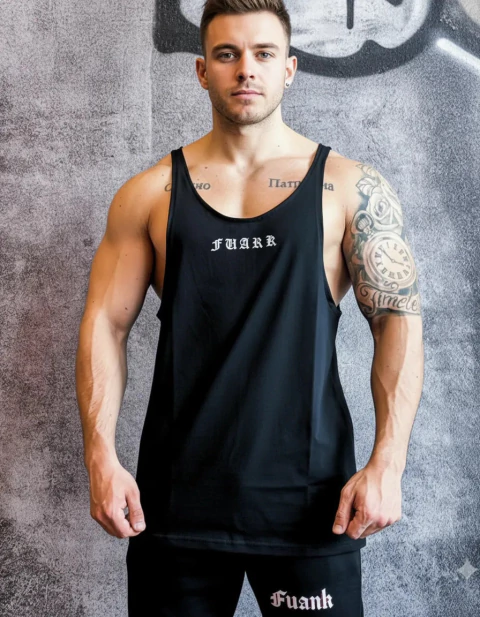 Musculosa Sudadera Tira Stringer Olimpica Gym Hombre GTHC25 Fuark