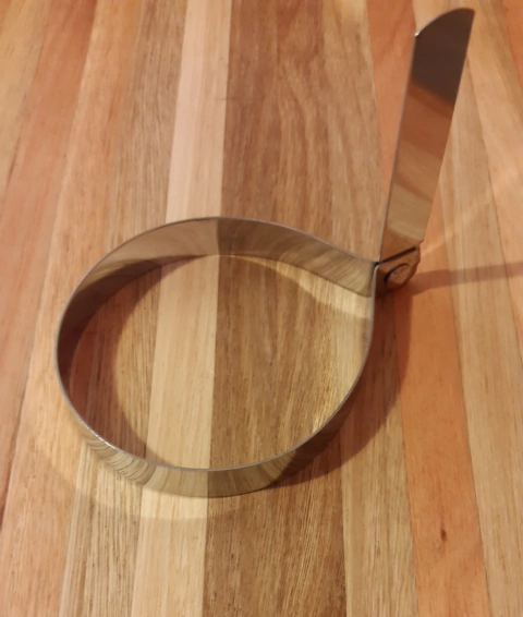 Aro molde para huevos a la plancha y pancakes - redondo