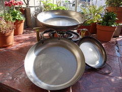 Paellera de hierro acero de 20 cm de diámetro - comprar online