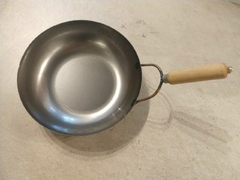 wok hierro acero 28 cm de diámetro - comprar online