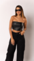 Corset Reto de Couro